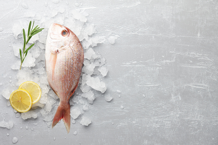 Red Japanese seabream cookingの写真素材