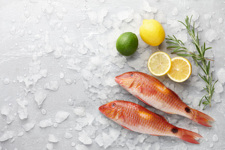 Red mullet fish cooking