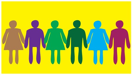 Join Hands Together Co-Operation Business Vectorのイラスト素材