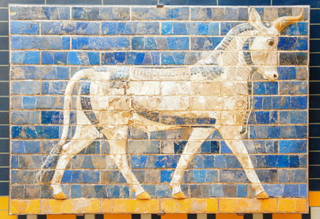Fragment of the Ishtar Gateの写真素材