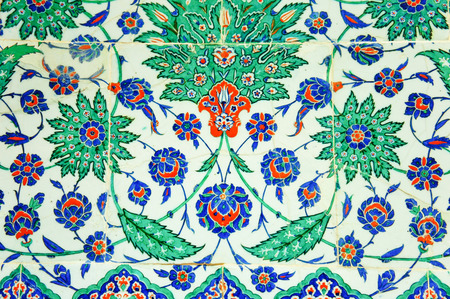 Turkish mosaic at the Topkapi Palaceの写真素材