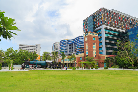 Bangkok Thailand  May 10 2015: Siriraj Hospital on the Chao Phraya River one of the oldest and the most famous hospital in Thailand it was founded since 1888.のeditorial素材