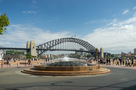 Sydney, Australia - February 19 2017: View of the Sydney Harbor and cityscape.のeditorial素材