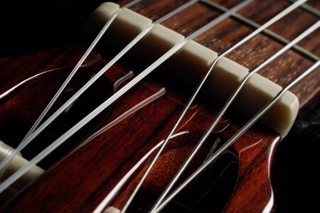 Guitar classic, close up shotの写真素材