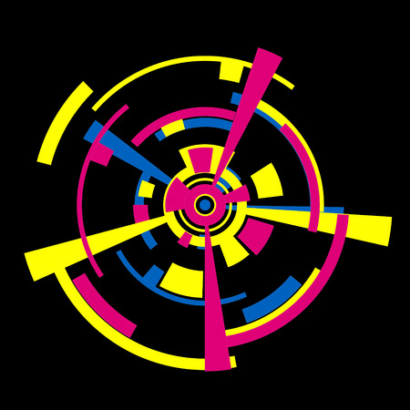 Abstract Colorful Circleのイラスト素材