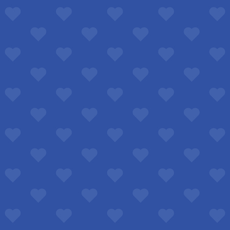 Heart wallpaper trendy pattern background web page design in blue color.のイラスト素材