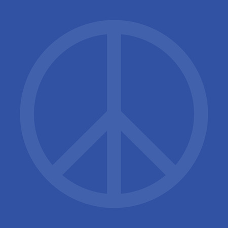 Peace wallpaper trendy pattern background web page design in blue color.のイラスト素材