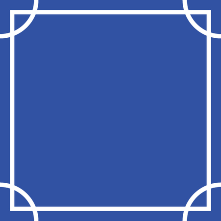 Frame wallpaper trendy pattern background web page design in blue color.のイラスト素材