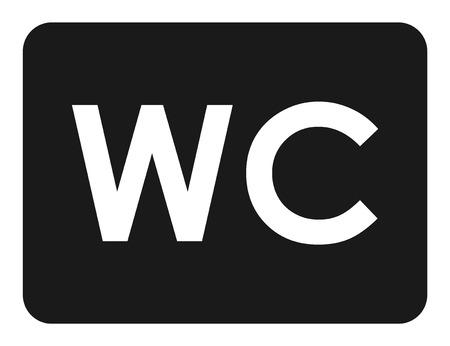 Male and female toilet icon vector, filled flat sign, solid pictogram isolated.のイラスト素材