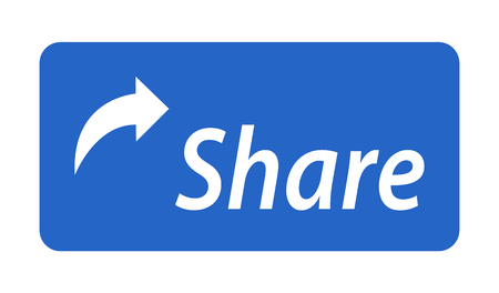 Share click button internet icon isolated. Vector illustration banner .のイラスト素材