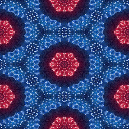 Pattern mosaic kaleidoscopic seamless generated texture, ornament, fragile, fractal, material,...
