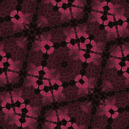 Pattern mosaic kaleidoscopic seamless generated texture, ornament, fragile, fractal, material,...