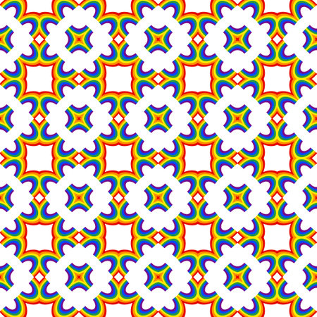 Pattern mosaic kaleidoscopic seamless generated texture, ornament, fragile, fractal, material,...