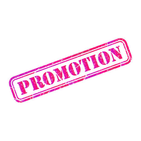 Promotion stamp symbol, label sticker sign button, text banner vector illustration.のイラスト素材