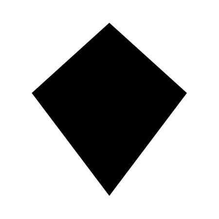 Fly kite icon, hobby outdoor activity symbol, wind air game vector illustration.のイラスト素材