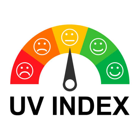Sun protection factor icon, uv radiation block symbol, sun protect skin vector illustration.