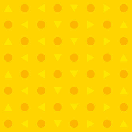 Triangle and circle abstract background, seamless geometric pattern, print retro vector illustration.のイラスト素材