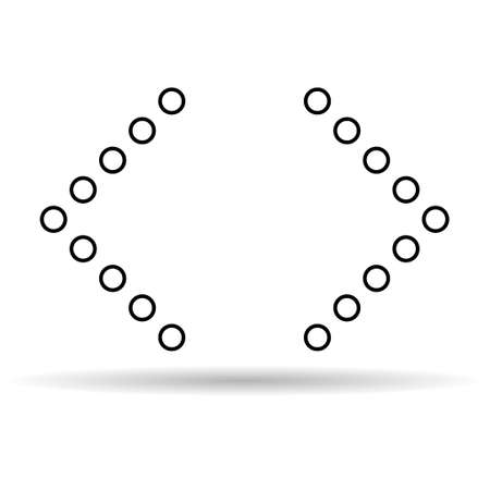Swipe up internet button shadow, online web design arrow move icon, vector illustration.のイラスト素材