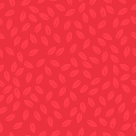 Flower leaf fashion design, natural ornament seamless pattern, textile background vector illustration.のイラスト素材