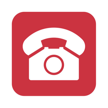 Mobile telephone symbol, smartphone icon button, chat web internet communication vector illustration.のイラスト素材