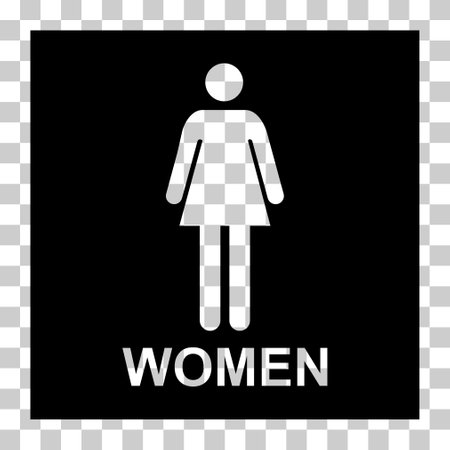 Restroom lady wc symbol, women flat web button, toilet vector illustration information.のイラスト素材