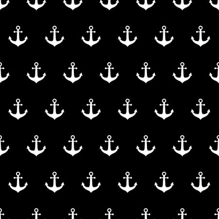 Set of Anchor marine old icon, ship security object element, vector illustration design web.