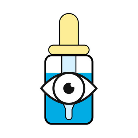 Dropper liquid icon, medicine health tool web symbol, test fluid design vector illustration.のイラスト素材