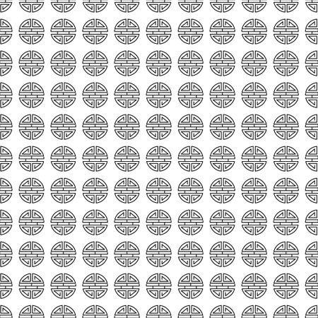 Traditional shou china background, oriental cover ornament, greeting card vector illustration.のイラスト素材