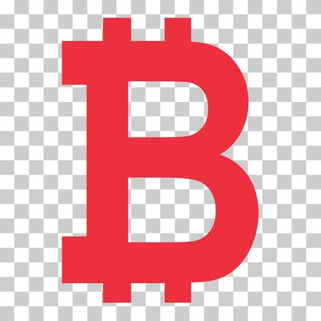 Bitcoin web coin, internet electronic crypto design symbol, digital pay vector illustration.のイラスト素材