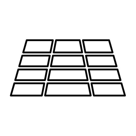 Solar panel icon, green power technology, ecology alternative energy vector illustration.のイラスト素材