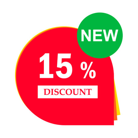 Sale discount label icon, price offer symbol design, web sticker vector illustration.のイラスト素材
