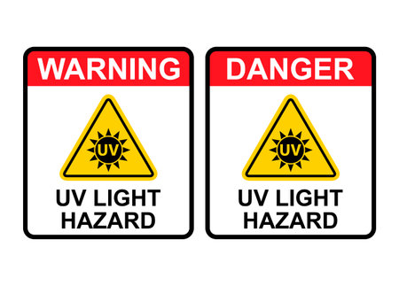 Set of Sun protection factor icon, uv radiation block symbol, sun protect skin vector illustration.のイラスト素材