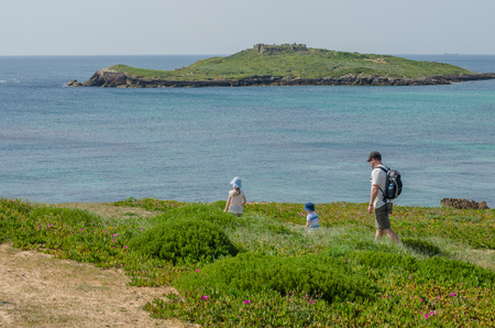 Praia da Ilha do Pessegueiro beach near Porto Covo, Portugal.の写真素材