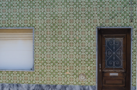 Details in architecture of Tavira, Portugalの写真素材