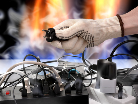 Fire electric cables from the mains voltage overload. Conceptual meaning of negligence in the use of...