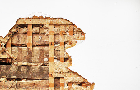 a background of peeling wall の写真素材