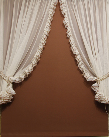 a tulle curtainの写真素材