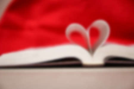 Bible and happy valentine's day in loveの写真素材