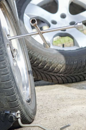 tire wheels for auto background
