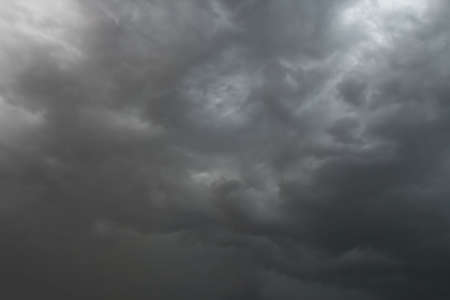 Fantastic soft white clouds against blue sky