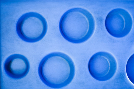 plastic shape backgroundの写真素材