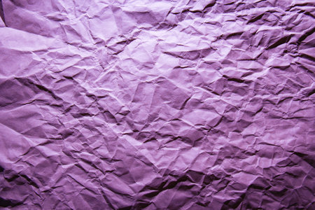 Crumpled white paper background textureの写真素材