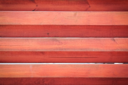 wooden fence on nature in park backgroundの写真素材