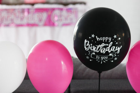 birthday balloons for celedration for kids partyの写真素材