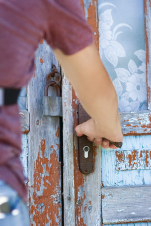old wooden doors background style
