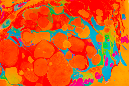 Traditional Ottoman Turkish marbling art patterns as abstract background