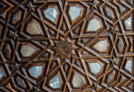 Ottoman art example of Mother of Pearl inlaysの写真素材