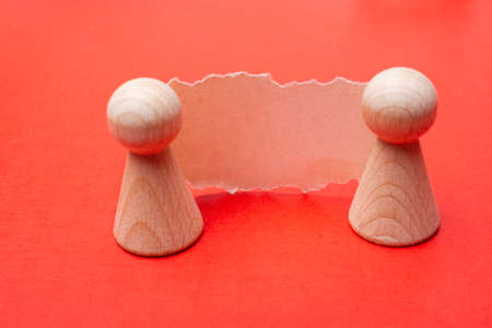 Paper with space for text with paper backgroundの写真素材