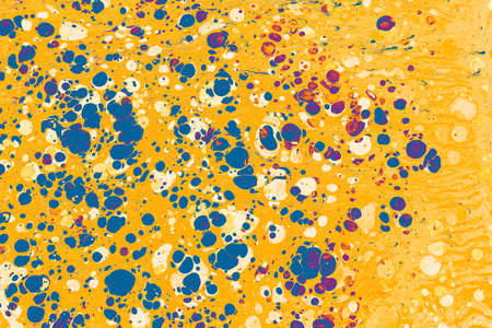 Abstract creative marble pattern texture. Traditional art of Ebru marblingの写真素材