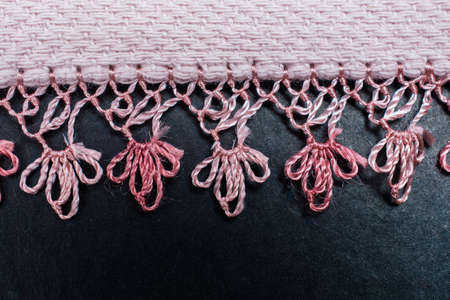 Turkish needle work embroidery Ornamental with lace patterns, details, flowers